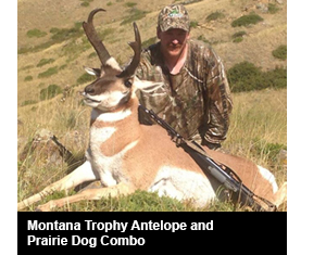 Montana Trophy Antelope and Prairie Dog Combo